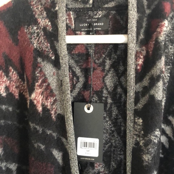 Lucky Brand 🍀Nwt. S Fringe Aztec Duster. - Picture 5 of 5